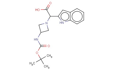 (3-BOC-AMINO-AZETIDIN-1-YL)-(1H-INDOL-2-YL)-ACETIC ACID